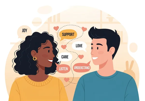 Couple understanding each other's love languages