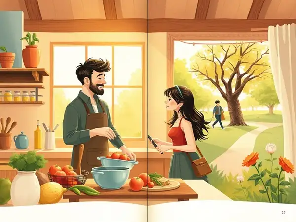 Couple-enjoying-quality-time-like-cooking-or-walking-together.