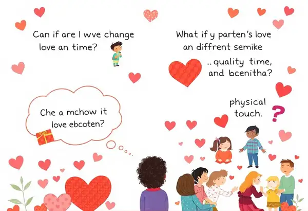 FAQ illustration about love languages.